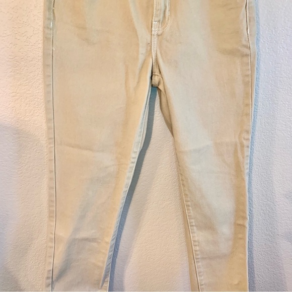 PacSun Denim Pants Sz 25 Camel Tan Straight Leg 100% Cotton 5 Pockets Jeans - Picture 6 of 15